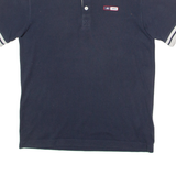 ADIDAS Mens Polo Shirt Blue S