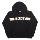 DKNY Womens Black Hoodie L