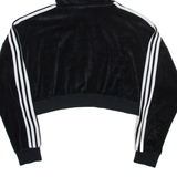 ADIDAS ORIGINALS Womens Black Hoodie UK 8