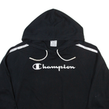 CHAMPION Womens Black Hoodie S