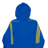 ADIDAS Cheltenham Saracens Rugby Club Mens Blue Hoodie Full Zip M