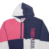 TOMMY JEANS Womens Blue Hoodie XS