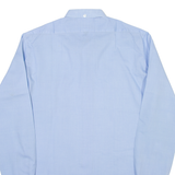 TERRY YOUNG Mens Plain Shirt Blue Long Sleeve XS