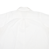 COLOURWAYS Floral Embroidery Womens Plain Shirt White 2XL