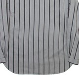 Womens Shirt Grey Striped Long Sleeve S