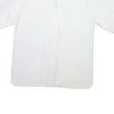 Mens Shirt White Striped XL