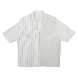 Womens Shirt White Striped S