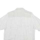 Womens Shirt White Striped S