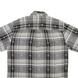 Mens Shirt Grey Check L