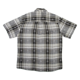 Mens Shirt Grey Check L