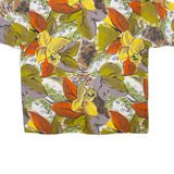 Womens Shirt Green Floral UK 12