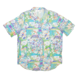 Womens Shirt Blue Floral M