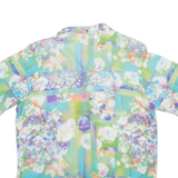 Womens Shirt Blue Floral M
