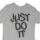 NIKE Mens T-Shirt Grey M