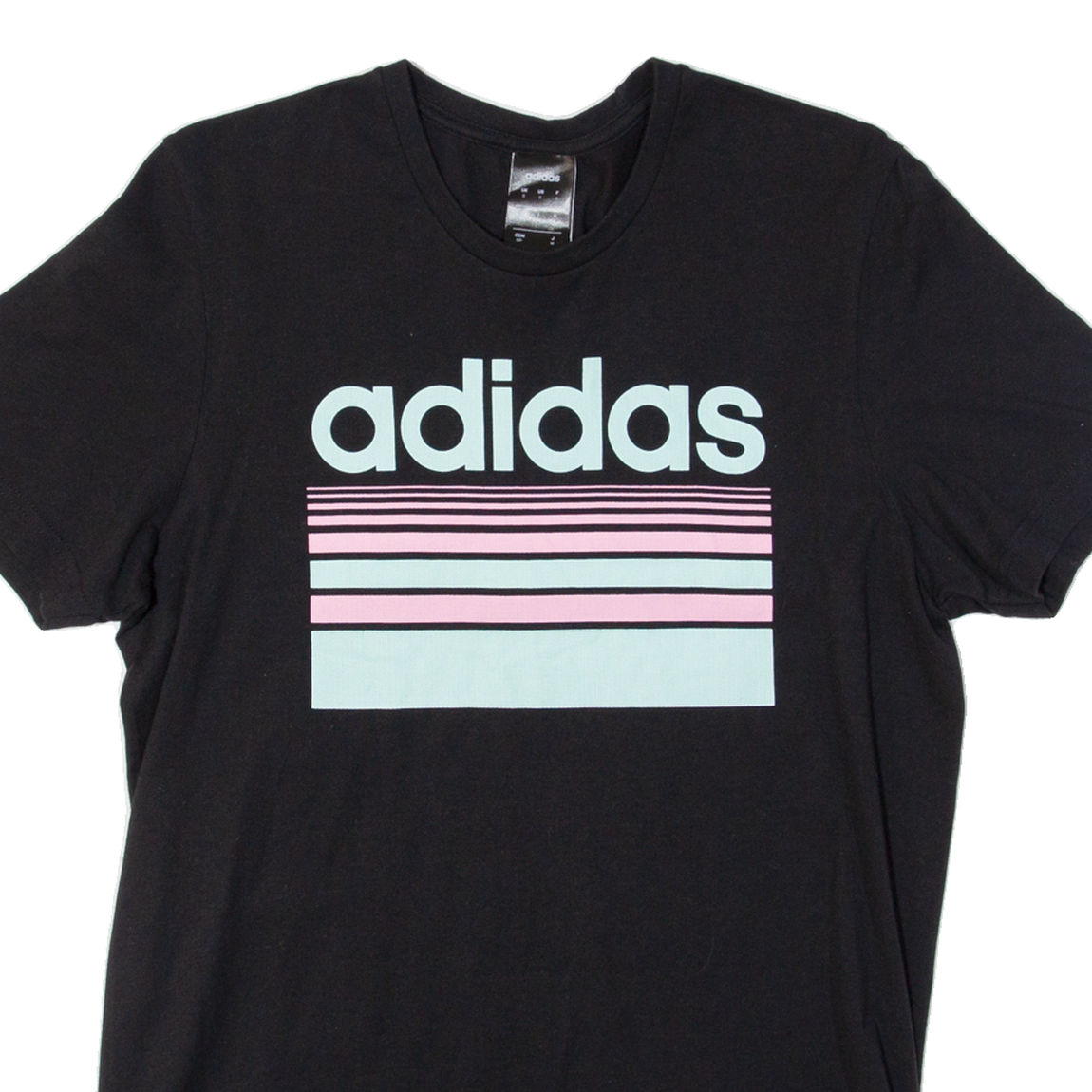 ADIDAS Mens T-Shirt Black S