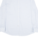 JAEGER Mens Plain Shirt Blue Long Sleeve L