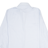 JAEGER Mens Plain Shirt Blue Long Sleeve L