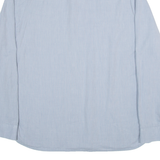 TIMBERLAND Mens Plain Shirt Blue Long Sleeve L