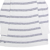 GAP Womens Patterned Jumper White Striped Crew Neck Tight Knit M