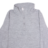 REGATTA Womens Fleece Grey 1/4 Zip UK 14