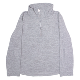REGATTA Womens Fleece Grey 1/4 Zip UK 14