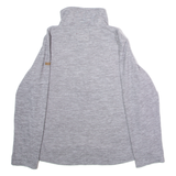 REGATTA Womens Fleece Grey 1/4 Zip UK 14
