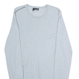 THE KOOPLES Mens Jumper Blue Crew Neck Tight Knit Wool S