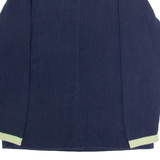 PIERRE CARDIN Mens Jumper Blue V-Neck 90s Chunky Knit M