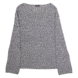 MASSIMO DUTTI Womens Jumper Black Chunky Knit XS