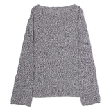 MASSIMO DUTTI Womens Jumper Black Chunky Knit XS