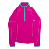 BERGHAUS Womens Fleece Pink 1/4 Zip UK 8