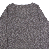 SUPERDRY Womens Jumper Grey Tight Knit L