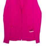 HOLLISTER Womens Cardigan Pink Roll Neck Tight Knit S