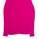 HOLLISTER Womens Cardigan Pink Roll Neck Tight Knit S