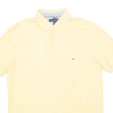 TOMMY HILFIGER Mens Polo Shirt Yellow L