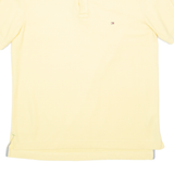 TOMMY HILFIGER Mens Polo Shirt Yellow L