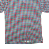 NAUTICA Mens Polo Shirt Blue Check 2XL