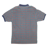 NAUTICA Mens Polo Shirt Blue Check 2XL