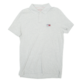 TOMMY HILFIGER Mens Polo Shirt Grey L