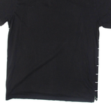 PUMA Mens Polo Shirt Black Striped L