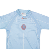 ERIMA #2 Amateur Mens Football Shirt Jersey Blue Collared L