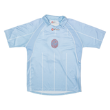 ERIMA #2 Amateur Mens Football Shirt Jersey Blue Collared L