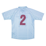 ERIMA #2 Amateur Mens Football Shirt Jersey Blue Collared L