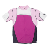 GONSO Cycling Womens T-Shirt Pink 1/4 Zip XS