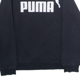 PUMA Mens Sweatshirt Black Crew Neck S