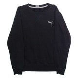 PUMA Mens Sweatshirt Black Crew Neck S
