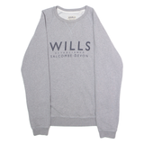 JACK WILLS Mens Sweatshirt Grey Crew Neck M
