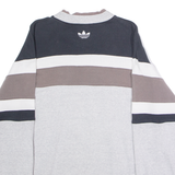 ADIDAS ORIGINALS X Descente Mens Sweatshirt Grey Crew Neck M