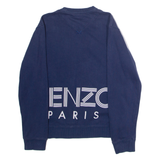 KENZO Mens Sweatshirt Blue Crew Neck S