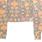 HYPE Cropped Womens Sweatshirt Orange Crew Neck UK 12